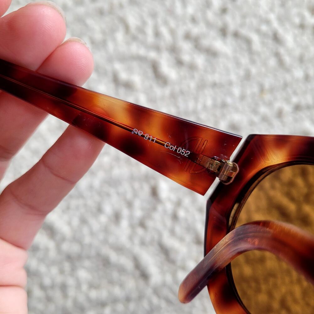 Vtg 80's Jean Patou Paris Tortoiseshell French Sunglasses - Picture 5 of 7